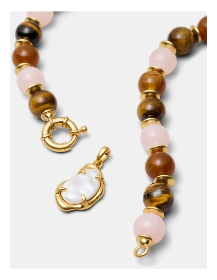 Harbour Side Necklace in Pink Salt image 3