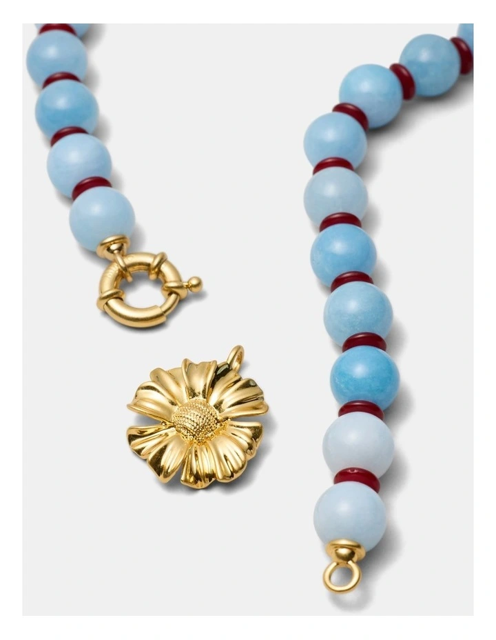 Harbour Side Necklace in Cornflower Blue image 3