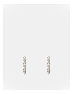 Crystallize Earrings in Silver