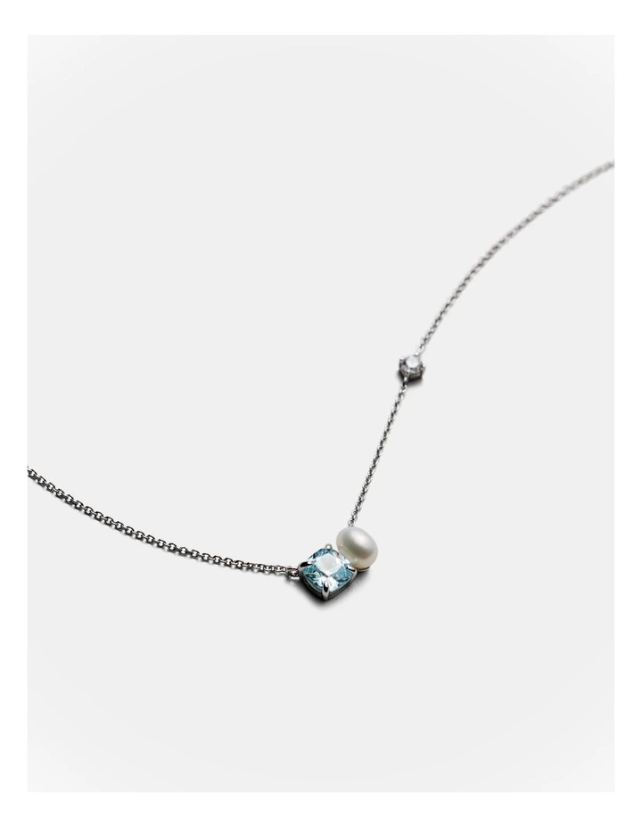 Splash Necklace in Silver image 3