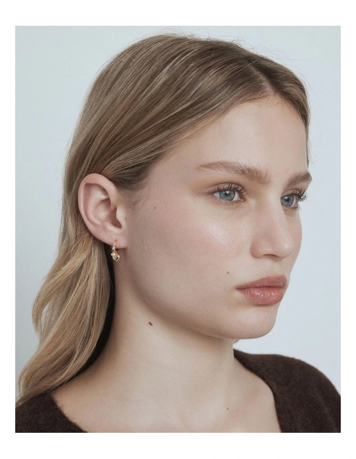 Chime Hoop Earrings in Gold Silver image 2