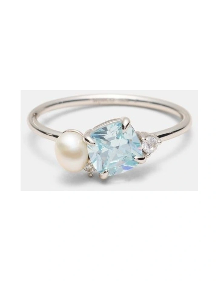 Splash Ring in Silver image 1