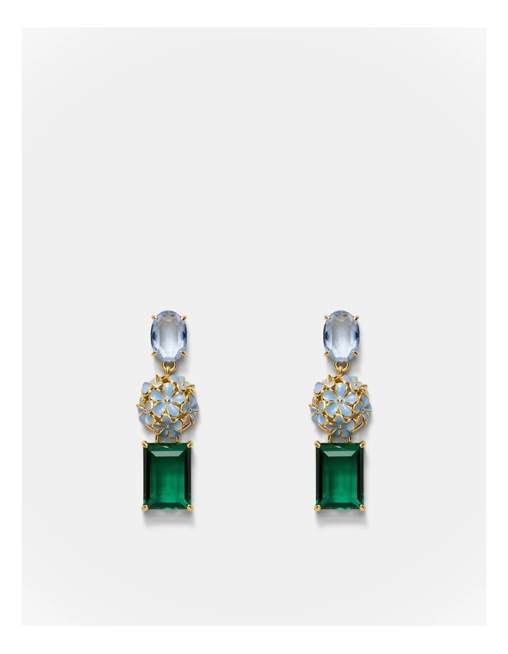 Garden Drop Earrings in Thyme image 1