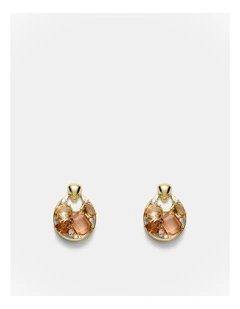 Treasure Earrings in Pink Salt