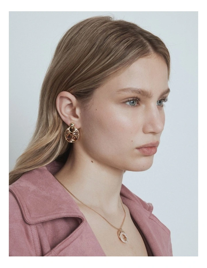 Treasure Earrings in Pink Salt image 2