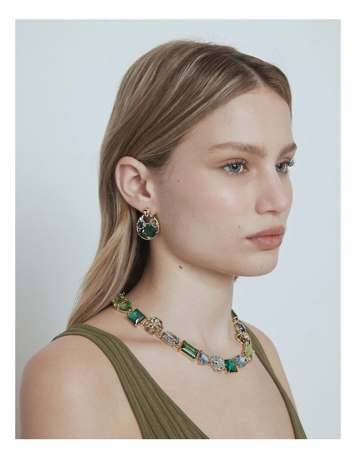 Treasure Earrings in Thyme image 2