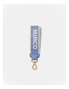 Stripe Webbing Wrist Strap in Cornflower