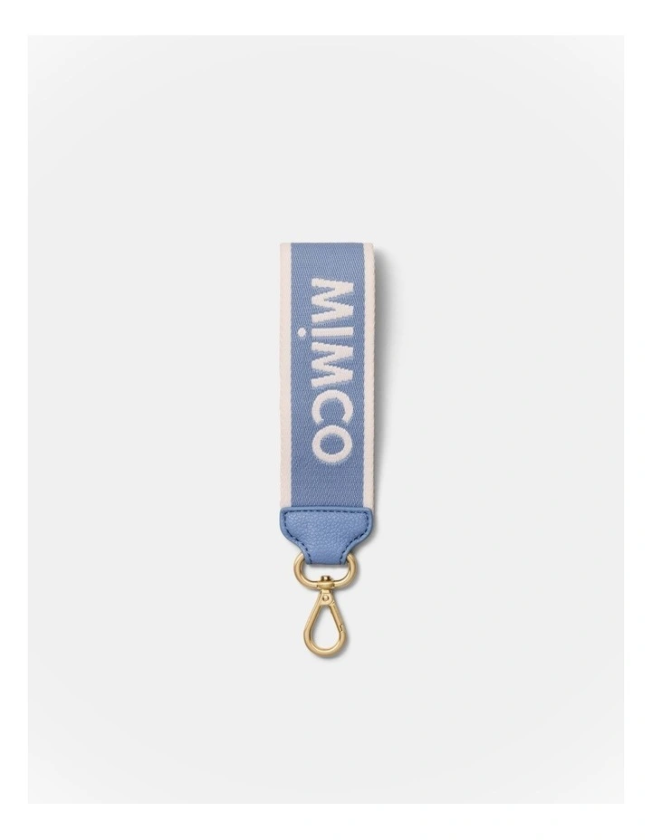 Stripe Webbing Wrist Strap in Cornflower image 1