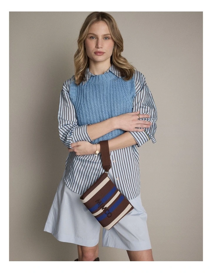 Blondie Pouch in Cobalt image 2