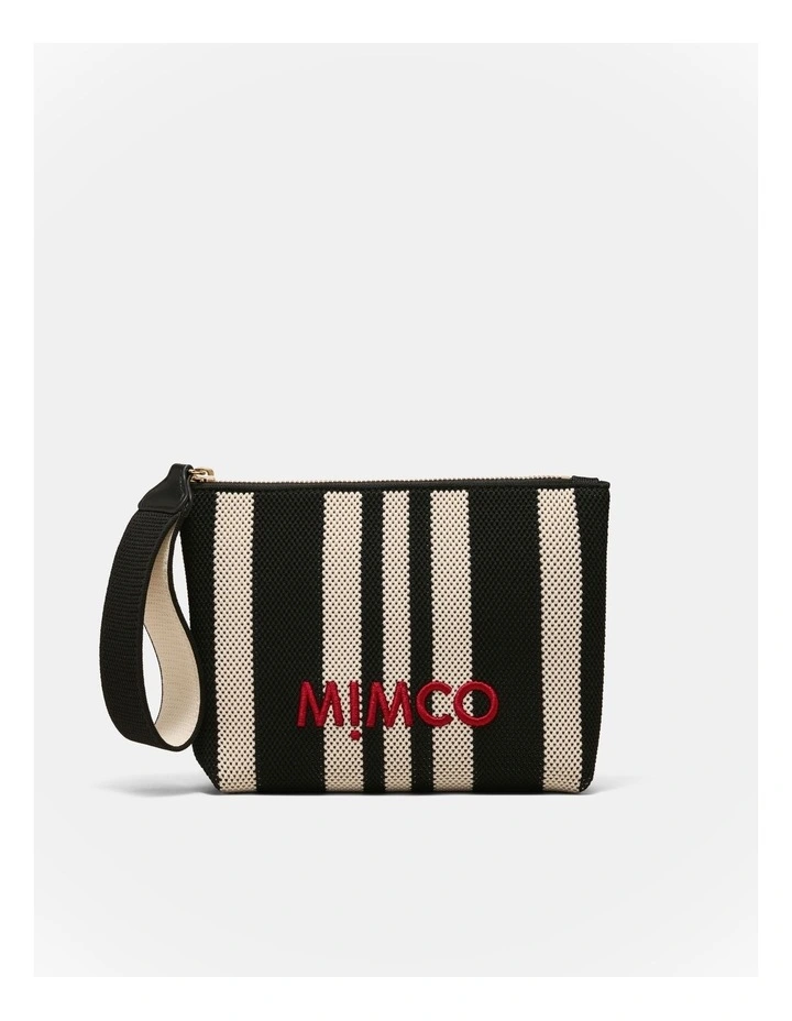 Blondie Pouch in Black Stripe image 1