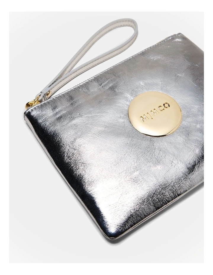 Mim Pouch in Silver image 3