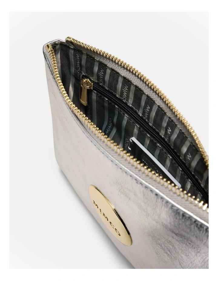 Mim Pouch in Silver image 5