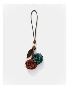 Pom Pom Charm in Walnut