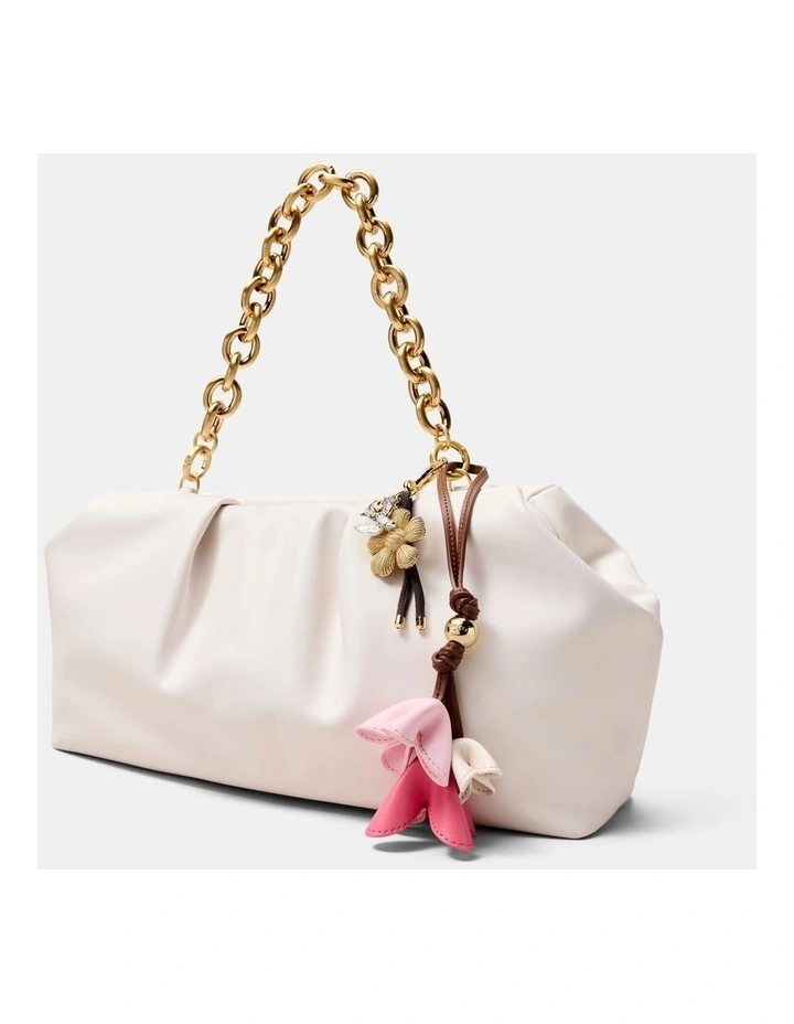 Daisy Drm Bag Charm in Gold Silver image 2