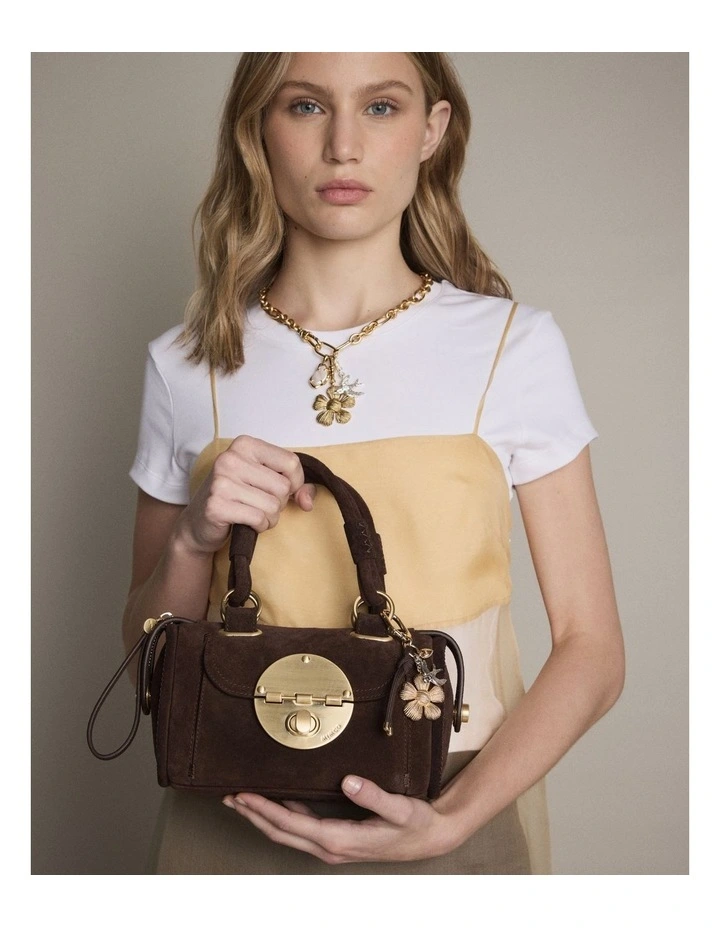 Daisy Drm Bag Charm in Gold Silver image 3