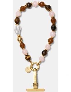 Harbour Phone Wrist Strap in Pink Salt