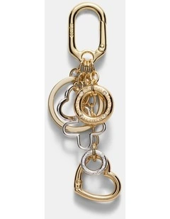 Linked Up Keyring in Gold Silver