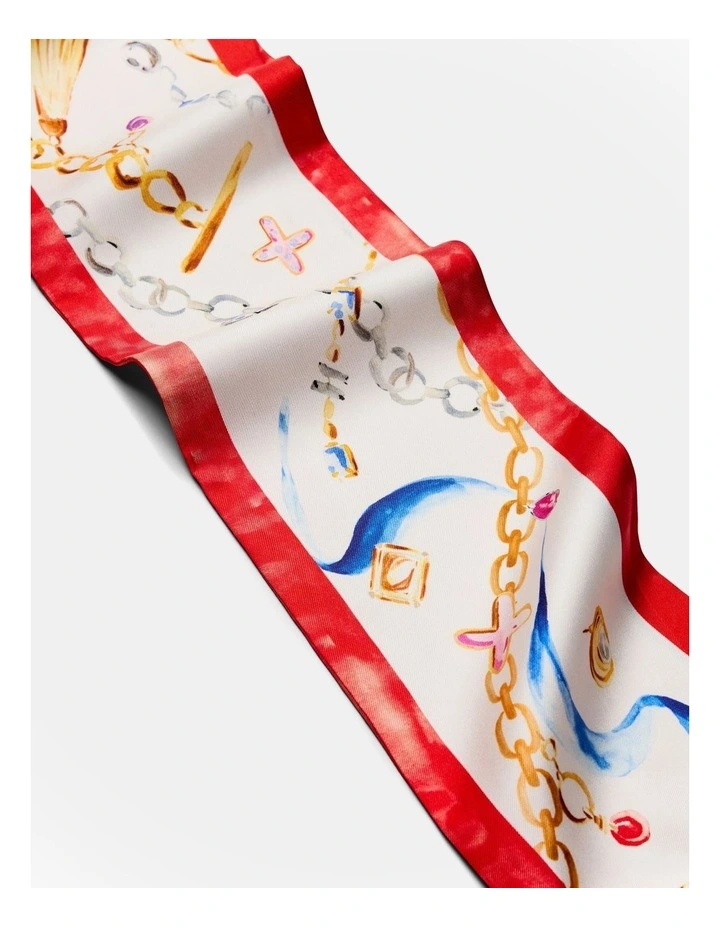 Mimelements Thin Scarf in Multicolour image 3