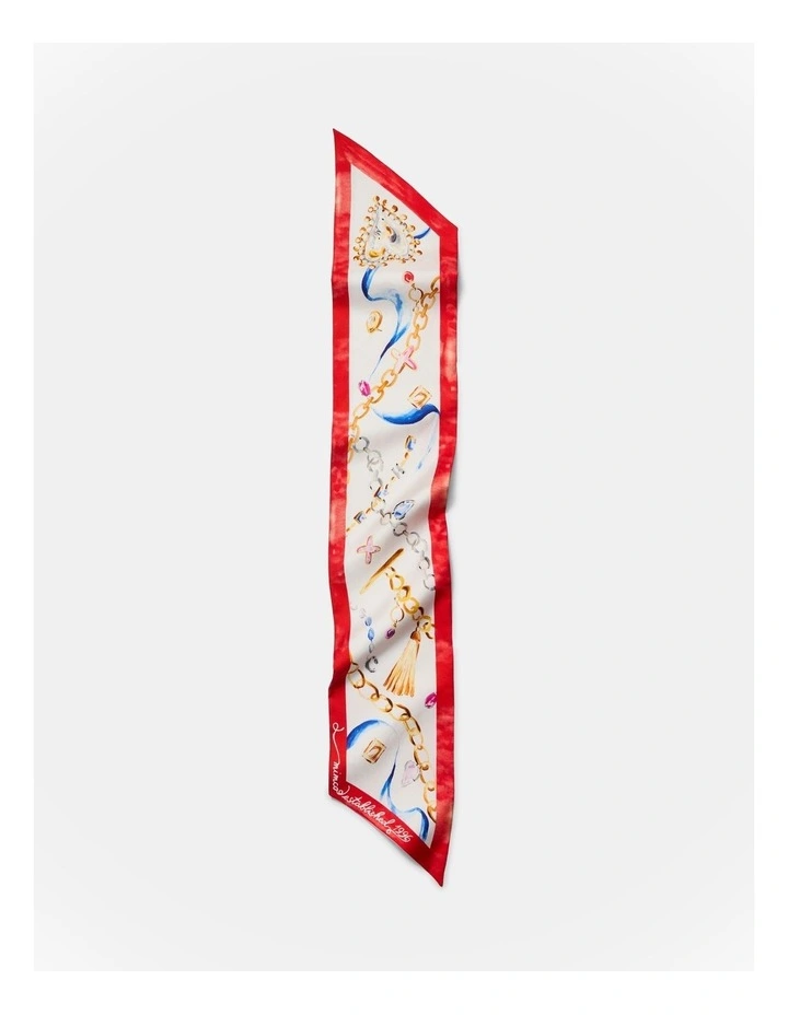 Mimelements Thin Scarf in Multicolour image 4