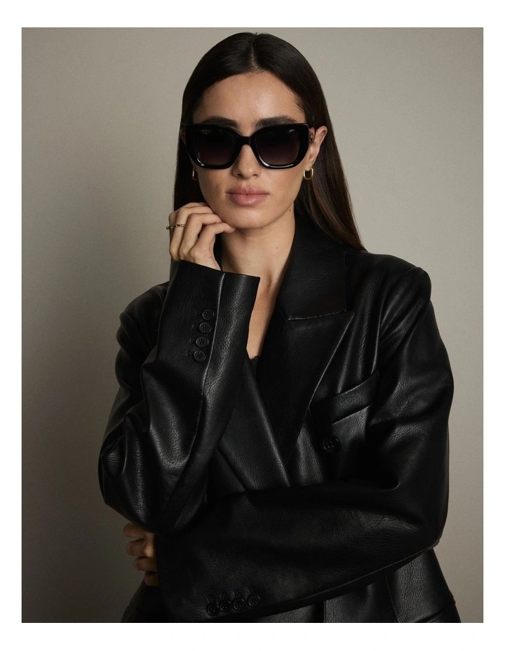 Giselle Sunglasses in Black image 2