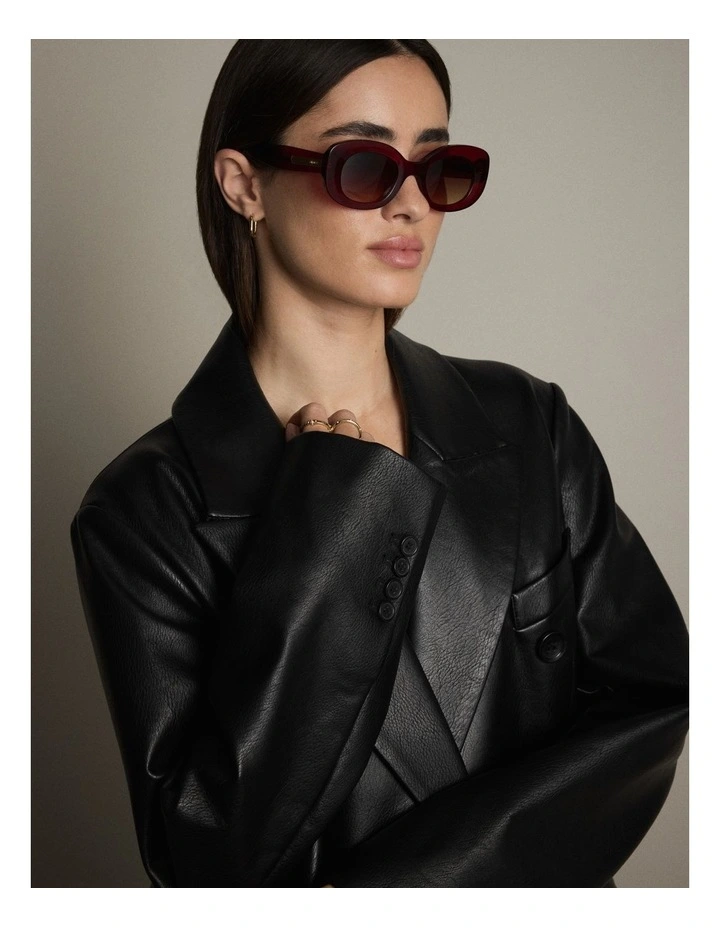 Elodie Sunglasses in Chilli Red image 2