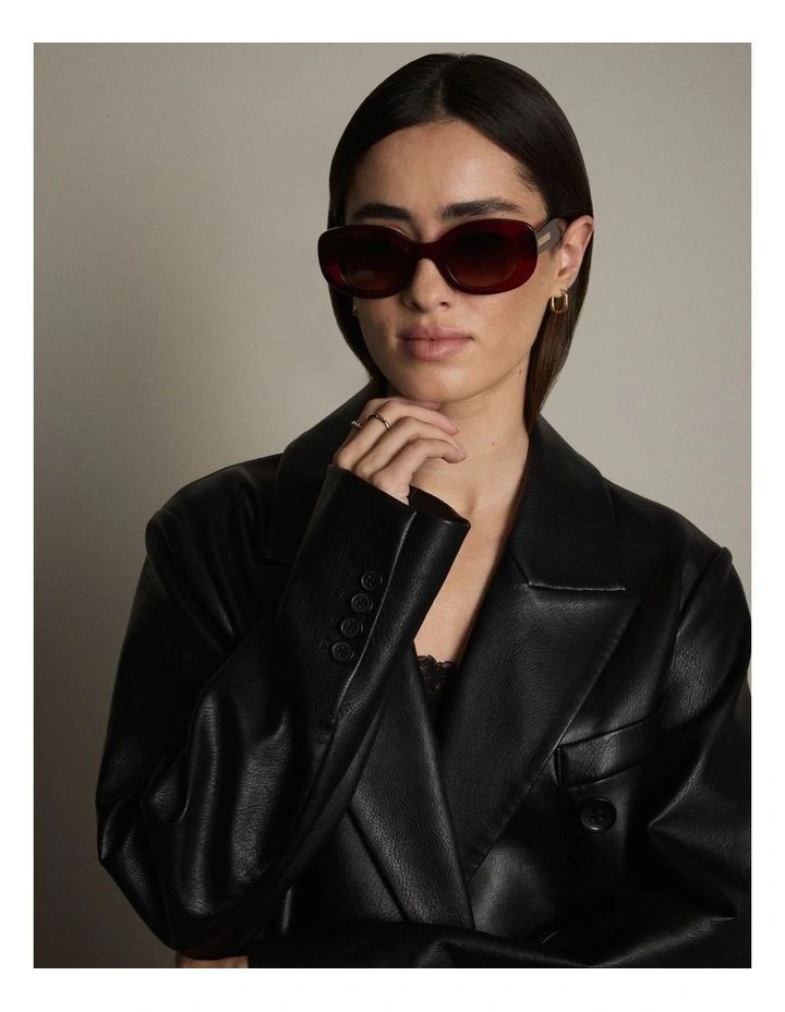 Elodie Sunglasses in Chilli Red image 4