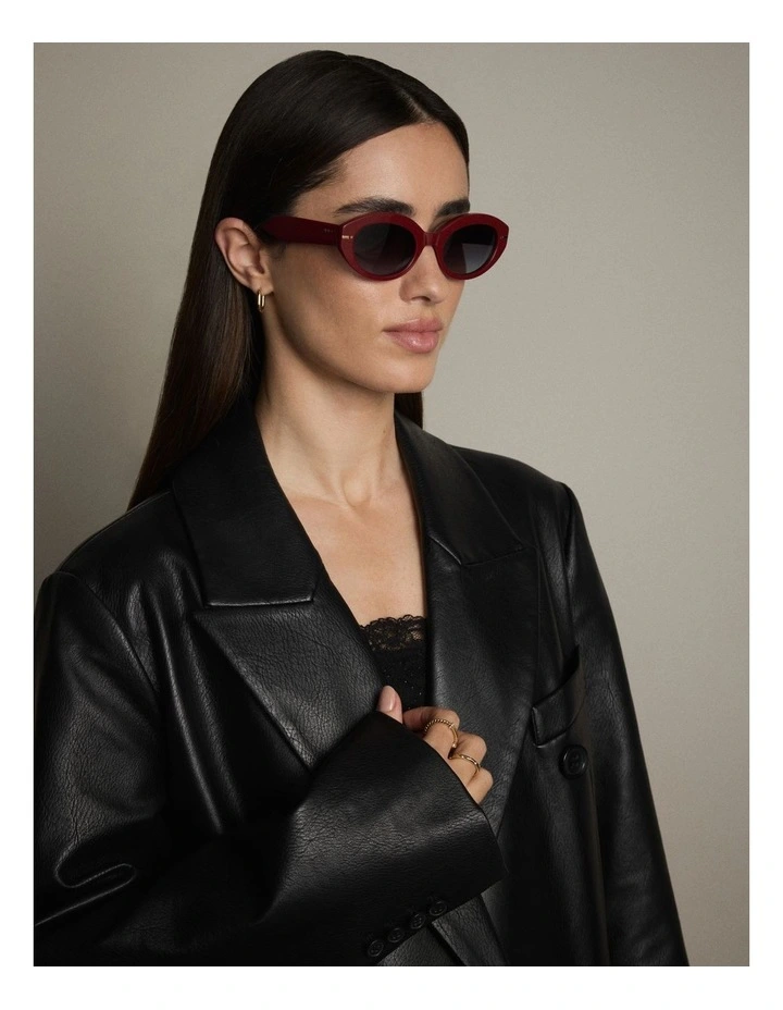 Odette Sunglasses in Bordeaux image 2
