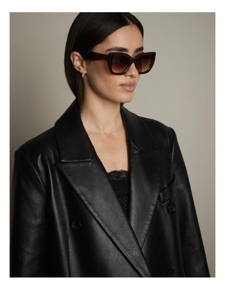 Giselle Sunglasses in Walnut image 2
