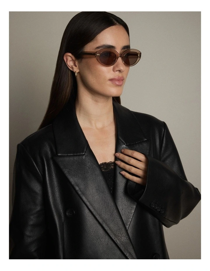 Giselle Sunglasses in Taupe image 2