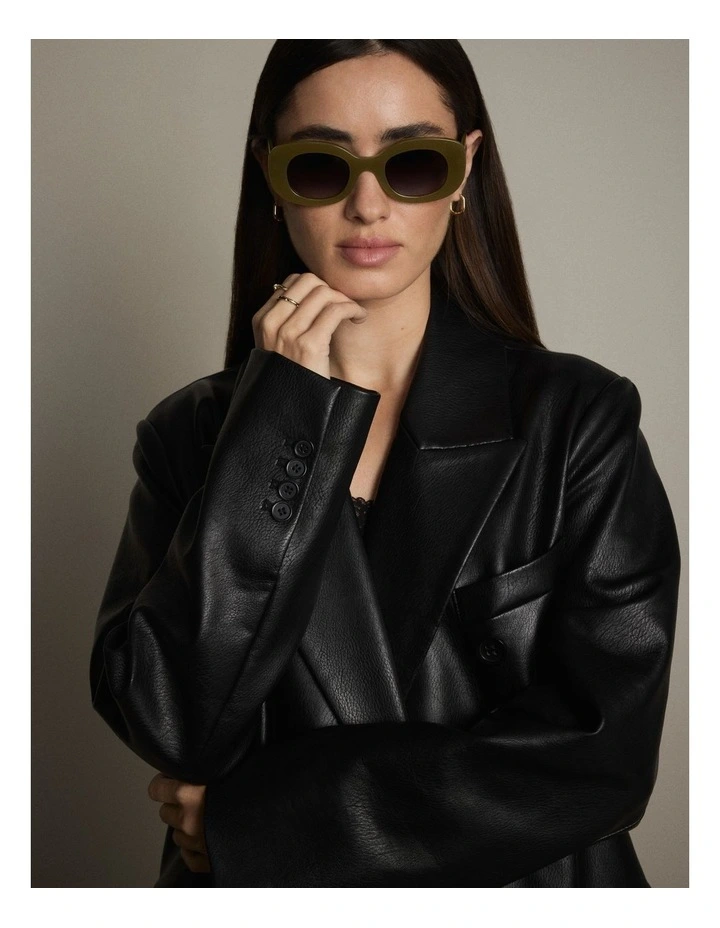 Elodie Sunglasses in Olive image 4