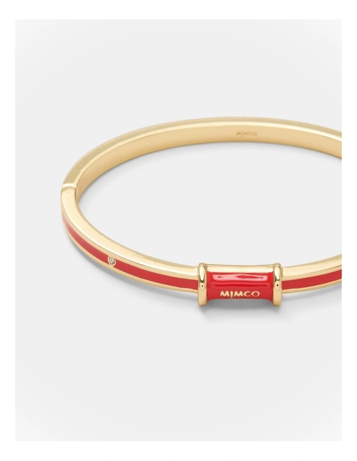 Enamour Bangle in Chilli Red image 3