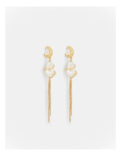 Enlace Earrings in Gold