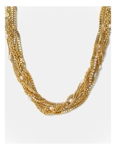 Enlace Necklace in Gold