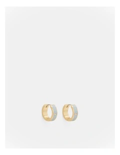 Enamour Huggie Earrings in Cornflower Blue