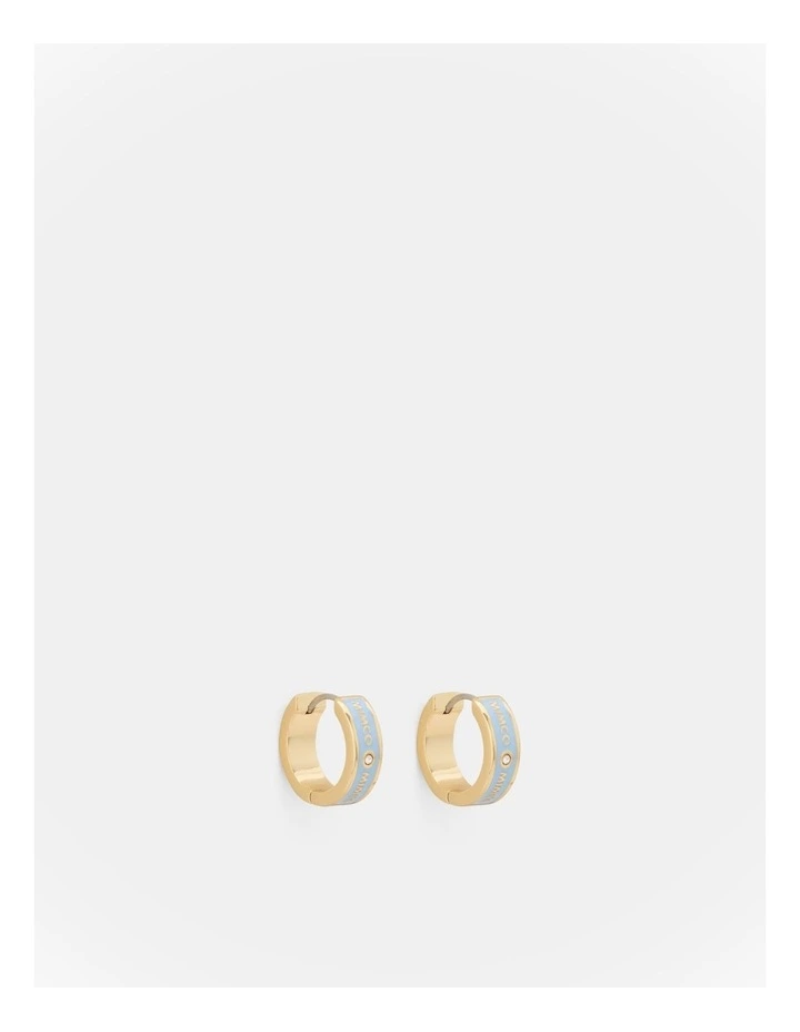 Enamour Huggie Earrings in Cornflower Blue image 1