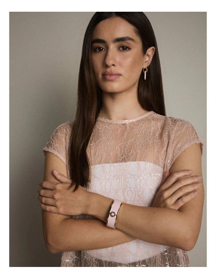 Mim Classic Bangle in Pink Salt image 2