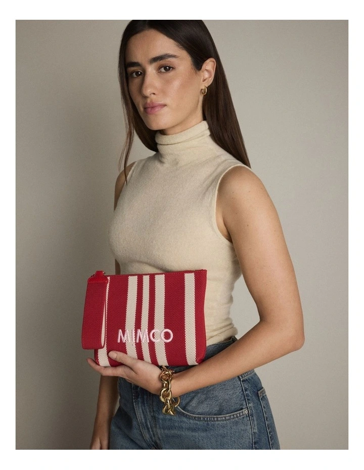 Blondie Pouch in Red Stripe image 2