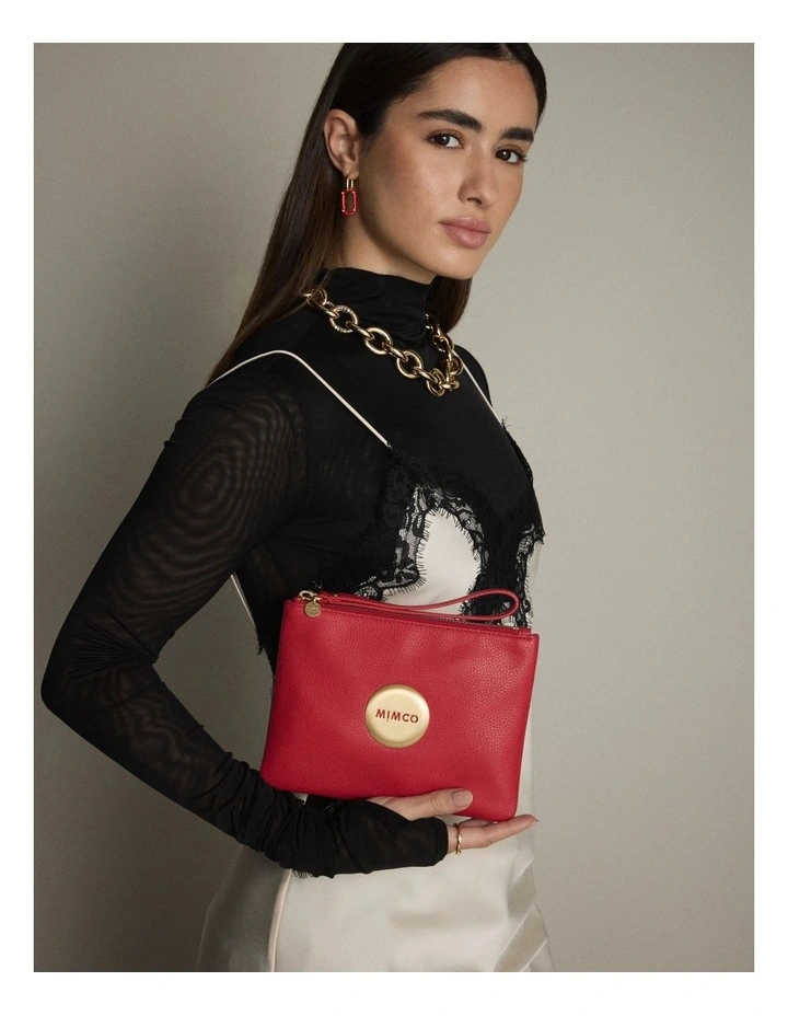 Mim Pouch in Red image 2