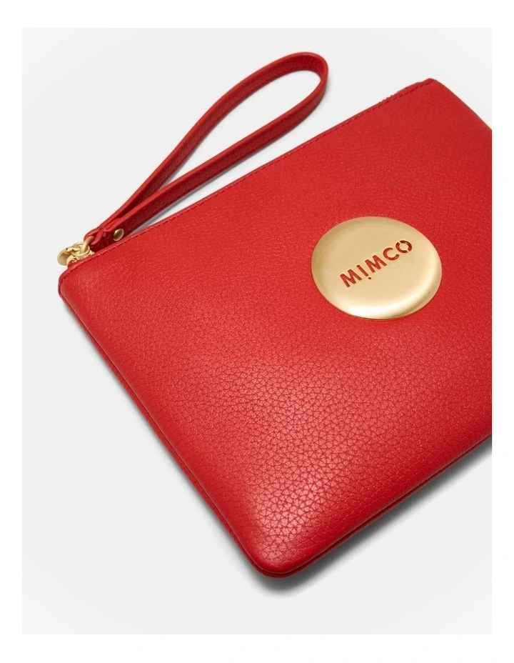 Mim Pouch in Red image 3