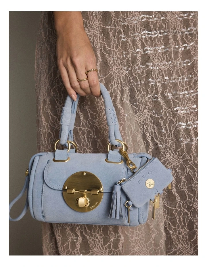 Uh Oh Mini Pouch Charm in Cornflower image 3