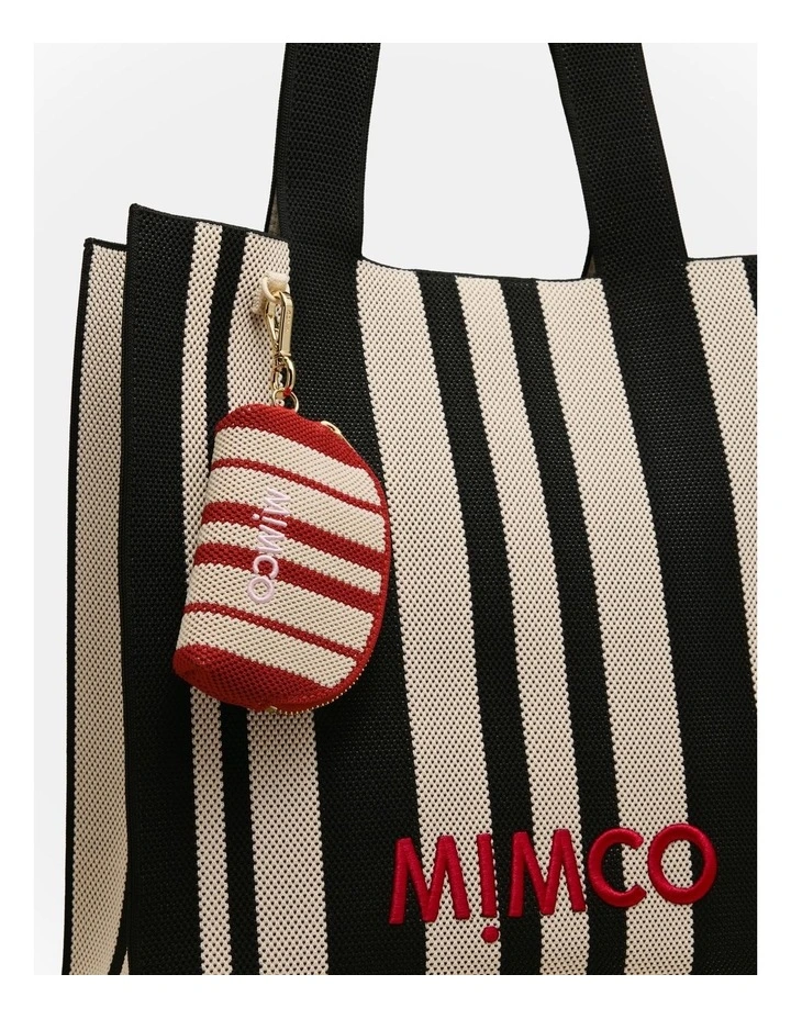 Blondie Coin Purse Charm in Red Stripe image 2