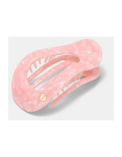 Marlow Flat Claw Clip Hair  in Pink