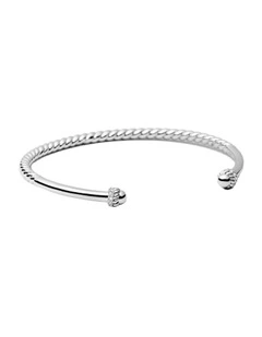 Hali Open Bangle Wrist in Silver