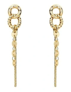 Lumi Drop Earrings Ear  in Gold