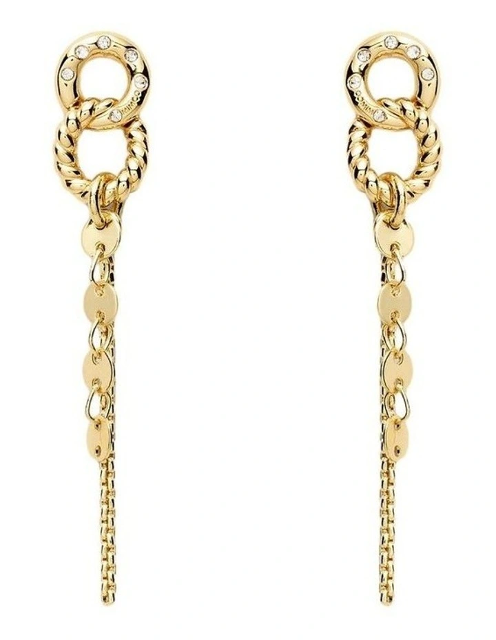 Lumi Drop Earrings Ear  in Gold image 1