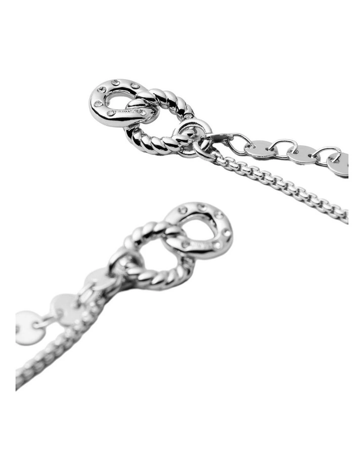 Lumi Drop Earrings Ear  in Silver image 3