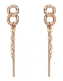 Lumi Drop Earrings Ear  in Rose Gold