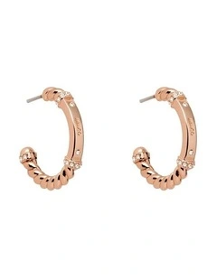 Hali Hoop Earrings Ear  in Rose Gold