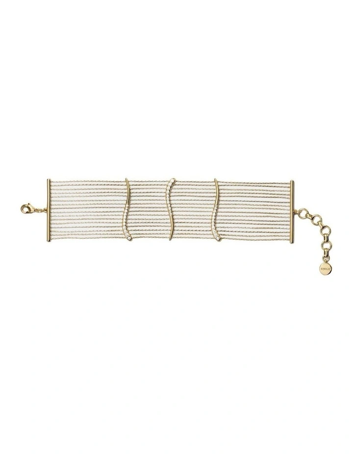 Sway Bracelet Wrist  in Gold image 1