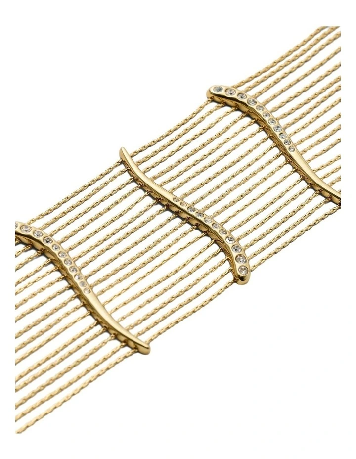 Sway Bracelet Wrist  in Gold image 3